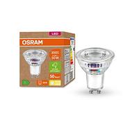 OSRAM LED Energy Saving Lamp, PAR16 Reflector, GU10, Warm White (3000K), 2.1 watts, Replaces 50W Bulb, Highly efficient and Energy Saving, Pack of 1