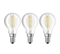 OSRAM LED filament bulb E14 4 W warm white, set of 3
