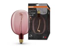 OSRAM LED Filament Globe Bulb 4.5W=15W E27 Pink 220lm Dimmable 1600K