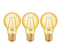 Osram Led Filament Gls 2.5W E27 Vintage 1906 Extra Warm White Gold (3 Pack)