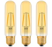 Osram Led Filament Tubular 2.5W E27 Vintage 1906 Extra Warm White Gold (3 Pack)