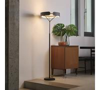 OSRAM LED floor lamp Decor Curve Felt, grey, felt, 3,000 K