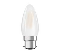 OSRAM LED candle bulb B22d 2.5W 2,700K matt