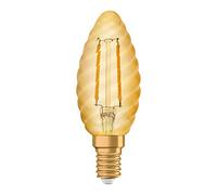 Osram Led Candle 2.5W E14 Vintage 1906 Twisted Extra Warm White Gold (3 Pack)