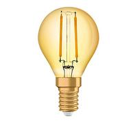 Osram 2.5W Vintage Gold LED Ball Bulb E14/SES Very Warm White - 290815