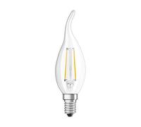 Osram LED Lamp | Base: E14 | Warm White | 2700 K | 2.50 W | Replacement for 25 W | Clear | LED Retrofit Classic BA, Single-Pack