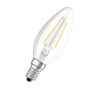 OSRAM LED lamp | Base: E14 | Warm White | 2700 K | 2.50 W | Replacement for 25W | Frosted | LED Retrofit Classic B, One Size