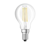 OSRAM LED lamp | Base: E14 | Warm White | 2700 K | 4 W | Replacement for 40W | Clear | LED Retrofit Classic P