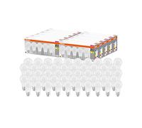 OSRAM LED lamp, Base: E27, Warm White, 2700 K, 8.50 W, Replacement for 60 W Incandescent Bulb, Frosted, LED Base Classic A, 10 x 5-Pack
