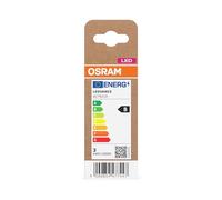 OSRAM LED lamp mini Candle Classic B40 Filament, 2.5W, E14, Clear, Candle Shape, Suitable for Wall Lamps, Bedside Lamps, Dining Room Lamps