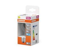 OSRAM LED lamp Star Bulb Shape A60 Filament, 6500 K Cool White Daylight, 5.9 W, E27, Clear, 806 lm, 15,000 h, for workplaces, Office Lighting