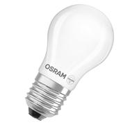 OSRAM LED lamp Star Globe P25 Filament, 2700 K Warm White, 1.8 W, E27, Frosted, 250 lm, for Table Lamps, Decorative Lamps, Glare-Free, 15,000 h
