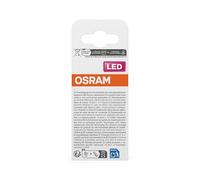 OSRAM LED lamp Star Globe P40 Filament, 2700 K Warm White, 3.4 W, B15d, Clear, 470 lm, for Table and Pendant Lights, Living Room, 15,000 h