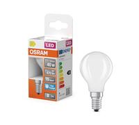 OSRAM LED lamp Star Globe P40 Filament, 6500 K Cool White Daylight, 3.4 W, E14, Frosted, 470 lm, for Table and Pendant luminaires, 15,000 h