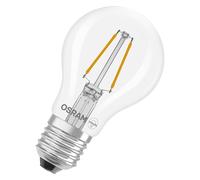 OSRAM LED lamp Superstar A25 Bulb-Shaped Filament dimmable, 2700 K Warm White, 1.8 W, E27, Clear, 250 lm, 15,000 h, for Ceiling and Floor Lamps