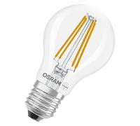 OSRAM LED lamp Superstar Bulb Shape A60 Filament dimmable, 2700 K Warm White, 5.9 W, E27, Clear, 806 lm, for Ceiling and Floor Lamps, 15,000 h
