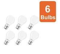 Osram Led Lamp Superstar Light Bulb Shape A60 Filament B22D Frosted 6 Pack