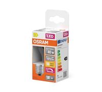 OSRAM LED lamp Superstar P40 Globe Filament dimmable, 2700 K Warm White, 3.4 W, E27, Clear, 470 lm, 15,000 h, for Table and Pendant luminaires, Living Room