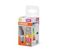 OSRAM LED lamp Superstar P40 Globe Filament dimmable, 2700 K Warm White, 3.4 W, E27, Frosted, 470 lm, 15,000 h, for Table and Pendant luminaires, Glare-Free