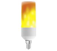 Osram LED Lamp with Flame Effect | Base: E14 | Warm Comfort Light | 1500 K | 0.50 W | LED Star Stick,4058075389885