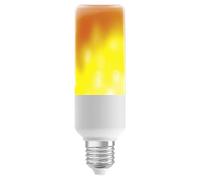 Osram 0.5W Frosted Flame Flicker Decorative E27 Stick LED Bulb - Multi Coloured