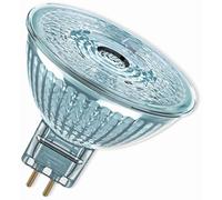OSRAM LED lamps, pin base, reflector MR16, LV, 8 W, Single-Pack, 50 W-Replacement for GU5.3-Base