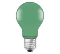 OSRAM LED Lamps, Screw Base, Classic Bulb A Colored, 2.5 W, Frosted, Green