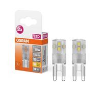 OSRAM LED bi-pin bulb G9 1.9W 2,700K clear 2-pack