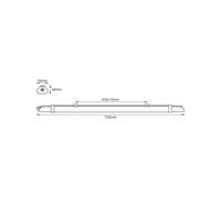 OSRAM LED moisture-proof lamp SUBMARINE SLIM VALUE, 72 cm, IP65