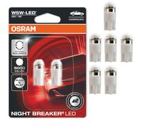 Osram LED Night Breaker W 5W with Road Approval 6000K 1-10pcs Free Choice