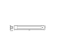 OSRAM LED office hanging light LINE, length 60 cm, white switch