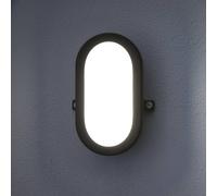 OSRAM LED outdoor wall lamp BULKHEAD, black 11 W plastic IP54