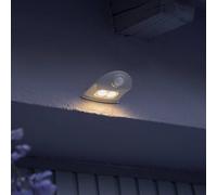 OSRAM LED outdoor wall lamp DOORLED DOWN, white, sensor battery