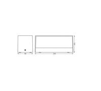 OSRAM LED outdoor wall lamp ENDURA STYLE IDRI, dark grey, IP65