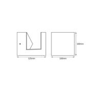 OSRAM LED outdoor wall lamp ENDURA STYLE pyramid stainless steel IP44