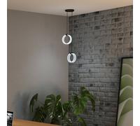 OSRAM LED pendant light Decor Circle, 2-bulb, CCT, black