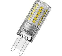 OSRAM LED pin lamp with G9 base, warm white (2700K), 12V low-voltage lamp, replacement for conventional 50W lamp [energy class E]