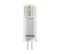 OSRAM LED pin lamp with G4 base, warm white (2700K), 12V low-voltage lamp, 1.8W, replacement for conventional 20W lamp.Color rendering index ≥80 [energy class F]