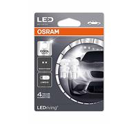 Osram LED Premium Retrofit W2.1x9.5d, W5W, interior lights, 2880CW-02B, Cool White, 12V, double blister (Pack of 2)