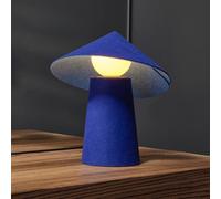 OSRAM LED rechargeable table lamp Decor Flip, blue, felt, dimmable