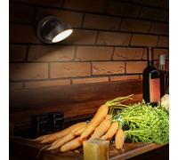 OSRAM LED rechargeable wall light NIGHTLUX ROUND, black, touch dimmer