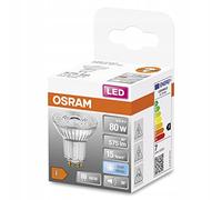OSRAM LED Reflector lamp | Base: GU10 | Cool White | 4000 K | 6.90 W | Replacement for 80W | LED Star PAR16, Clear, One Size