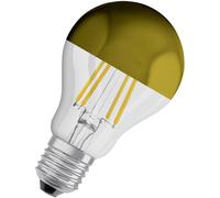 OSRAM LED bulb E27 gold mirror 6.5W 2,700 K