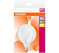 Osram LED Star Classic Globe, Base E27, Non-Dimmable, Warm White, Replaces a Traditional 100 Watt Lamp, Matt (Packaging May Vary)