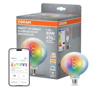 Osram LED Smart+ Spiral Filament Globe G125 4.8W=40W E27 RGBW WiFi Dimmable