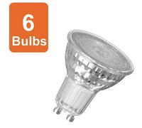 Osram Led Spot Reflector Superstar Light Bulb Par16 50W 350Lm Cool White 6 Pack