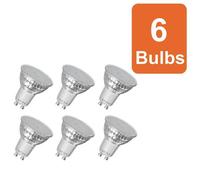 Osram Led Spot Reflector Superstar Light Bulb Par16 50W Warm White Dim Pack Of 6