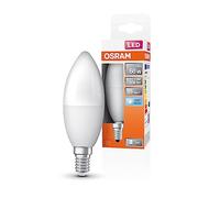 OSRAM Led Star Classic B60 Led Lamp for E14 Base, Candle Shape, Matt Look, 806 Lumens, Cold White (4000K), Replacement for Conventional 60W Light Bulbs, Not Dimmable, 1-Pack