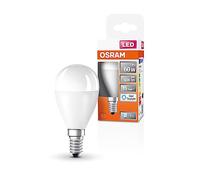 OSRAM Led Star Classic P60 Led Lamp for E14 Socket, Drop Shape, Matt Look, 806 Lumens, Daylight White (6500K), Replacement for Conventional 60W Light Bulbs, Not Dimmable, 1-Pack