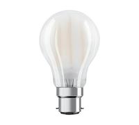 OSRAM LED Star Frosted Filament LED lamp, B22d Base, Warm White (2700K), Bulb Shape, Replacement Set for Conventional 75W Bulbs, 1-Pack